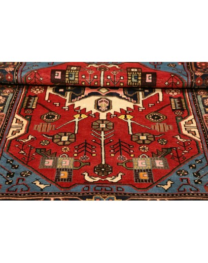 Tappeto Hamadan Persia grigio marrone 114x165