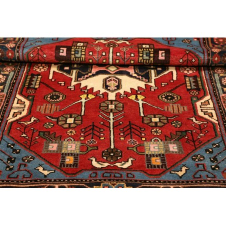 Tappeto Hamadan Persia grigio marrone 114x165