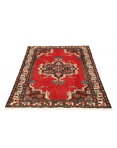 Tappeto Hamadan Persia grigio giallo 108x153