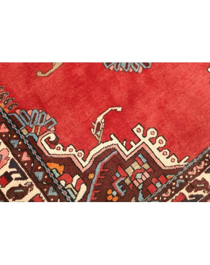 Tappeto Hamadan Persia grigio giallo 108x153