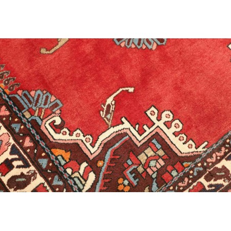 Tappeto Hamadan Persia grigio giallo 108x153