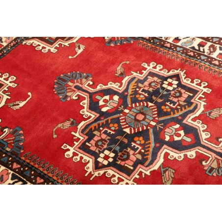 Tappeto Hamadan Persia grigio giallo 108x153