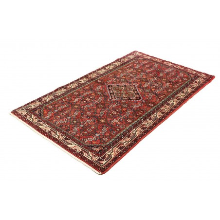 Tappeto Hamadan Persia marrone giallo 99x159