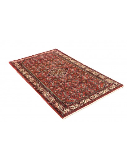 Tappeto Hamadan Persia marrone giallo 99x159