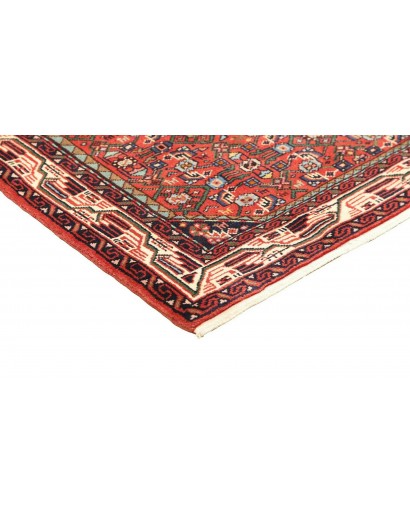 Tappeto Hamadan Persia marrone giallo 99x159