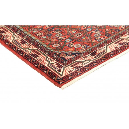 Tappeto Hamadan Persia marrone giallo 99x159