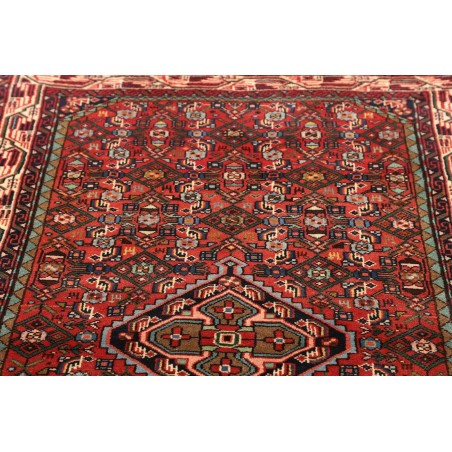 Tappeto Hamadan Persia marrone giallo 99x159