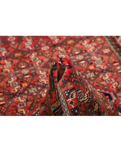 Tappeto Hamadan Persia marrone giallo 99x159