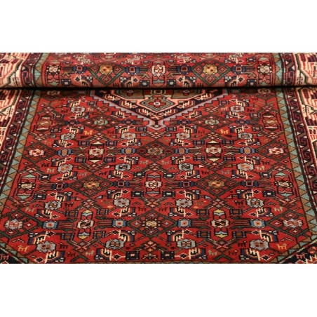 Tappeto Hamadan Persia marrone giallo 99x159