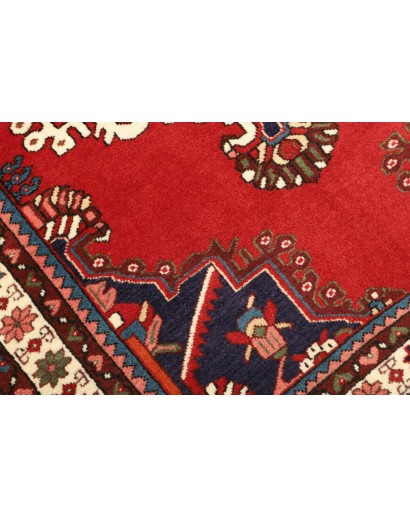 Tappeto Hamadan Persia marrone giallo 106x153