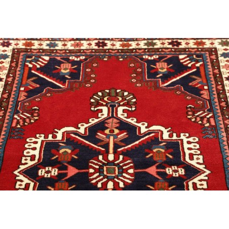 Tappeto Hamadan Persia marrone giallo 106x153