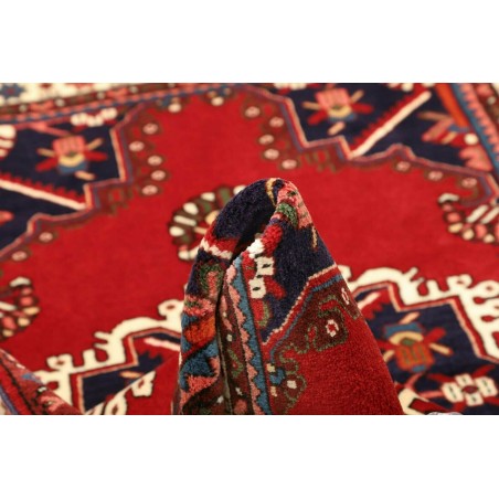 Tappeto Hamadan Persia marrone giallo 106x153