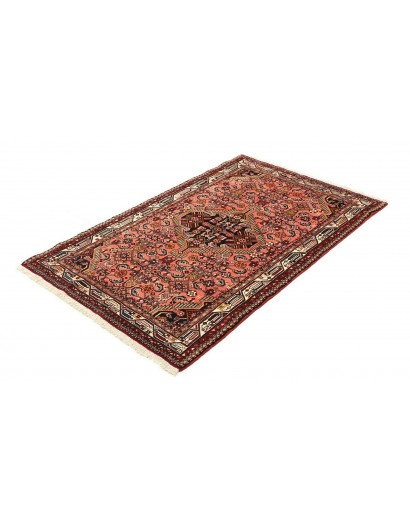 Tappeto Hamadan Persia marrone blu 98x152
