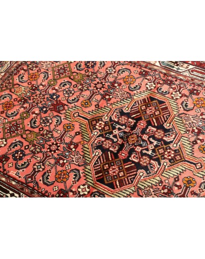 Tappeto Hamadan Persia marrone blu 98x152