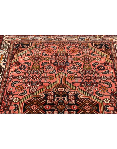 Tappeto Hamadan Persia marrone blu 98x152