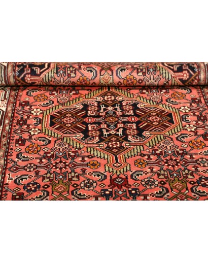 Tappeto Hamadan Persia marrone blu 98x152