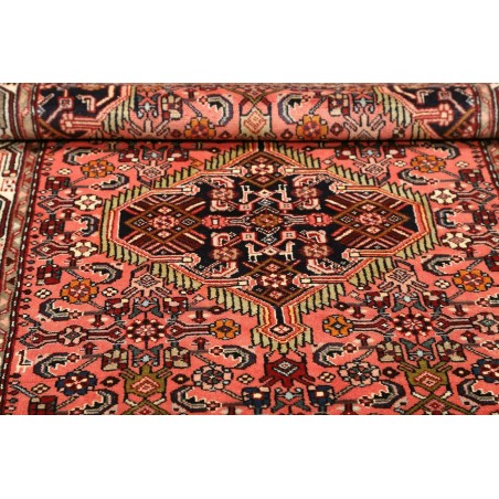 Tappeto Hamadan Persia marrone blu 98x152