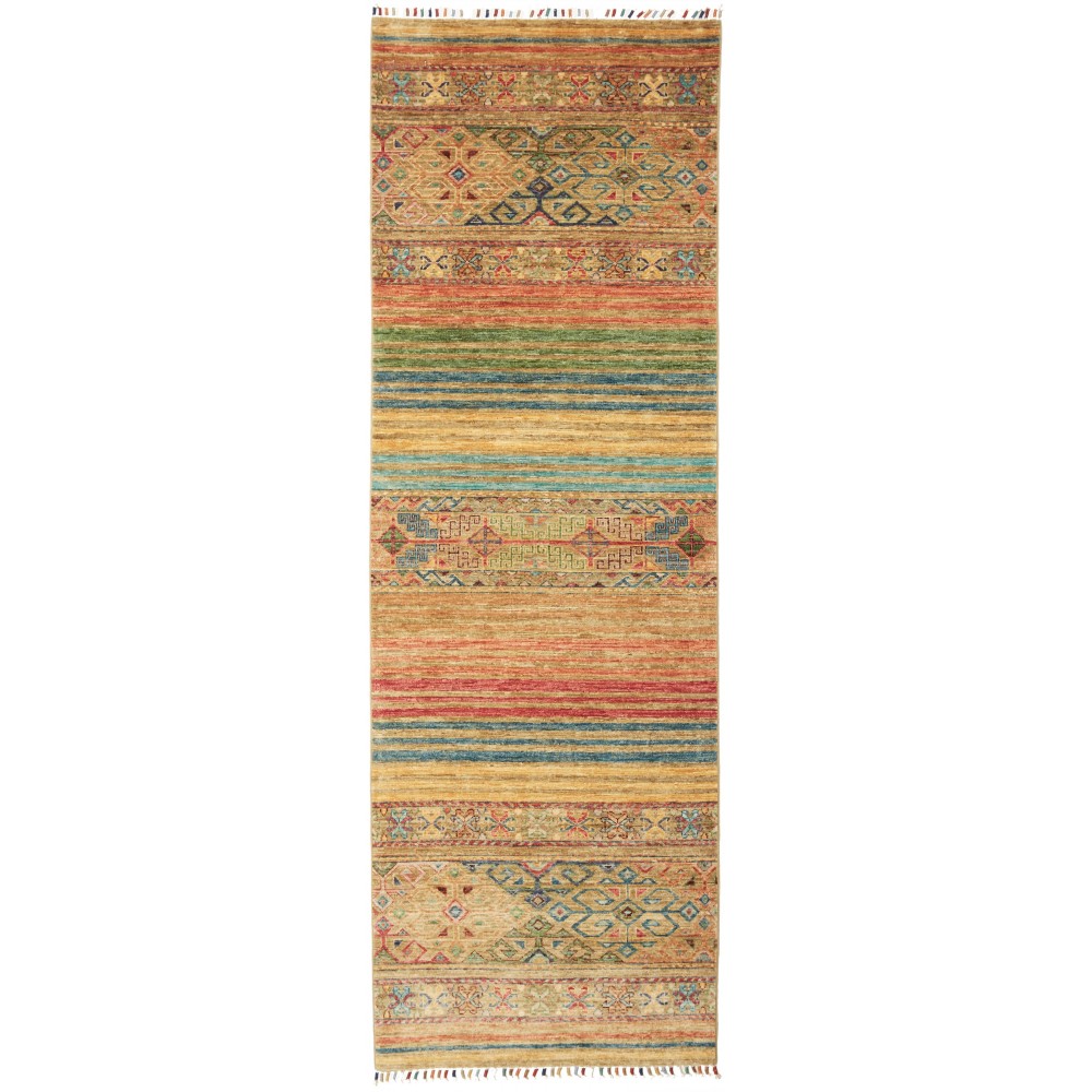 Tappeto Rubin Pakistan marrone azzurro 79x251 Tappeto Rubin Pakistan marrone azzurro 79x251