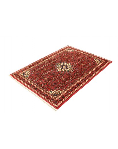 Tappeto Hamadan Persia marrone giallo 105x146