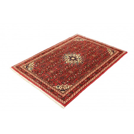 Tappeto Hamadan Persia marrone giallo 105x146