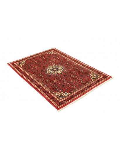 Tappeto Hamadan Persia marrone giallo 105x146