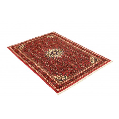 Tappeto Hamadan Persia marrone giallo 105x146