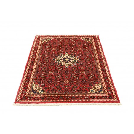 Tappeto Hamadan Persia marrone giallo 105x146