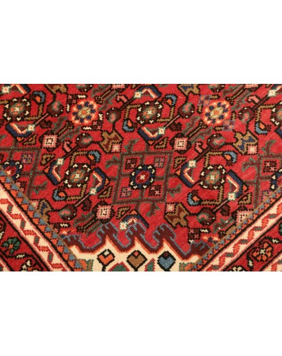 Tappeto Hamadan Persia marrone giallo 105x146