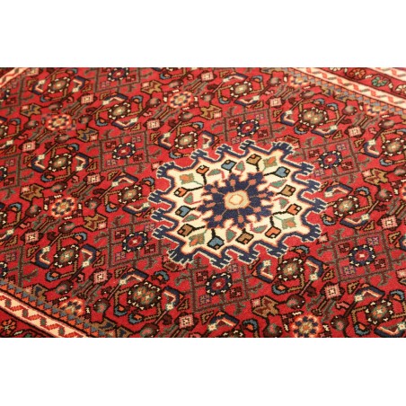 Tappeto Hamadan Persia marrone giallo 105x146