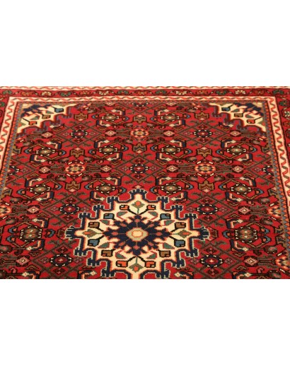 Tappeto Hamadan Persia marrone giallo 105x146