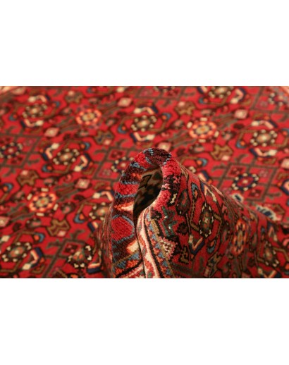 Tappeto Hamadan Persia marrone giallo 105x146