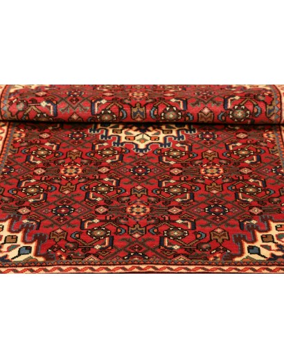 Tappeto Hamadan Persia marrone giallo 105x146