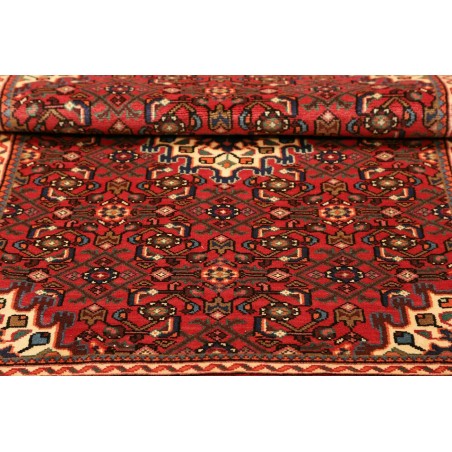 Tappeto Hamadan Persia marrone giallo 105x146