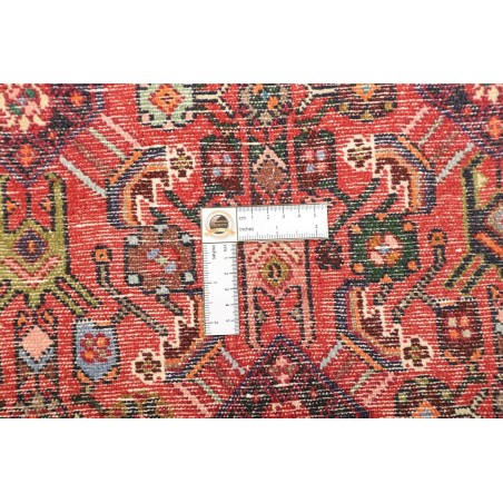 Tappeto Hamadan Persia marrone giallo 105x146