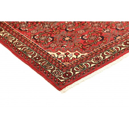 Tappeto Hamadan Persia marrone giallo 104x154