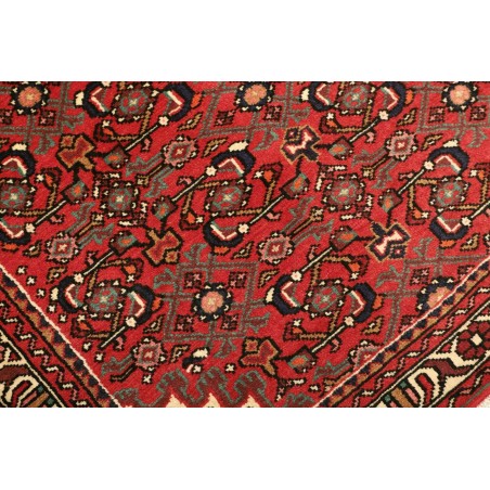 Tappeto Hamadan Persia marrone giallo 104x154