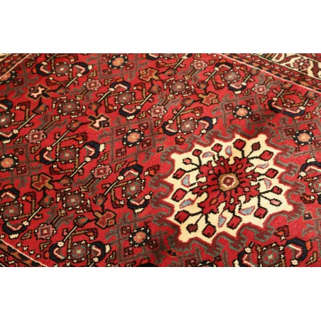 Tappeto Hamadan Persia marrone giallo 104x154