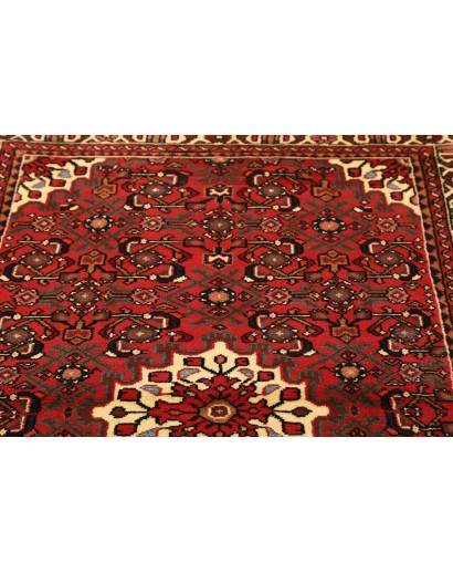 Tappeto Hamadan Persia marrone giallo 104x154