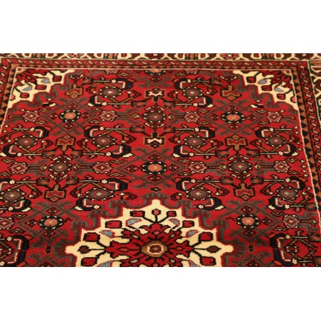 Tappeto Hamadan Persia marrone giallo 104x154