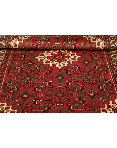 Tappeto Hamadan Persia marrone giallo 104x154