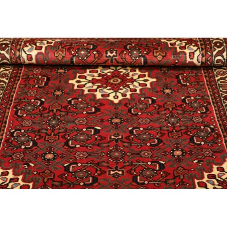 Tappeto Hamadan Persia marrone giallo 104x154