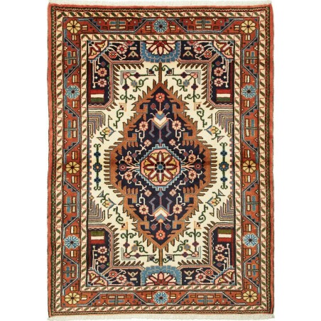 Tappeto Hamadan Persia marrone giallo 113x154