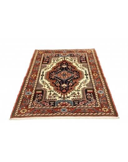 Tappeto Hamadan Persia marrone giallo 113x154