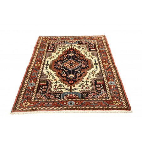 Tappeto Hamadan Persia marrone giallo 113x154