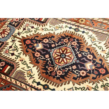 Tappeto Hamadan Persia marrone giallo 113x154