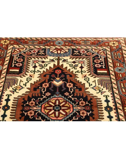 Tappeto Hamadan Persia marrone giallo 113x154