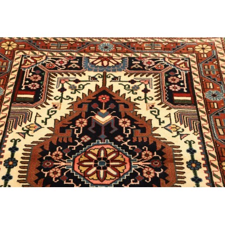 Tappeto Hamadan Persia marrone giallo 113x154