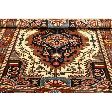 Tappeto Hamadan Persia marrone giallo 113x154