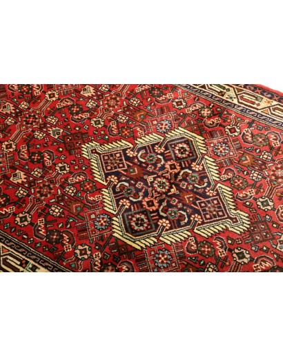 Tappeto Hamadan Persia marrone giallo 102x162