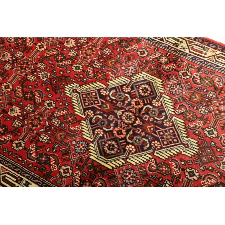 Tappeto Hamadan Persia marrone giallo 102x162